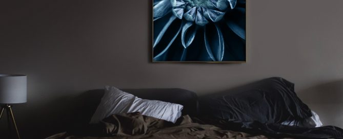 poster bloem slaapkamer