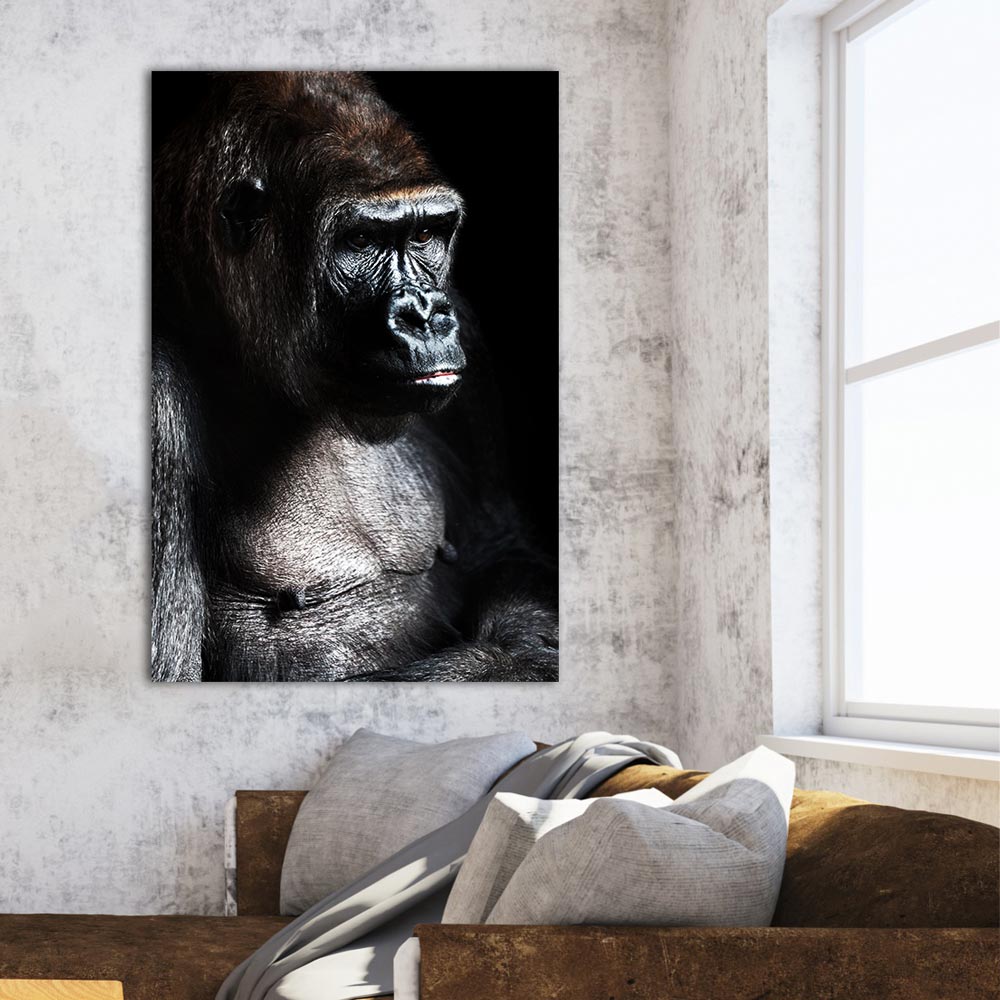 schilderij gorilla