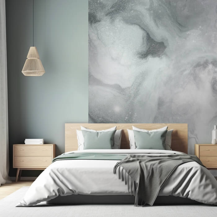 abstract behang slaapkamer